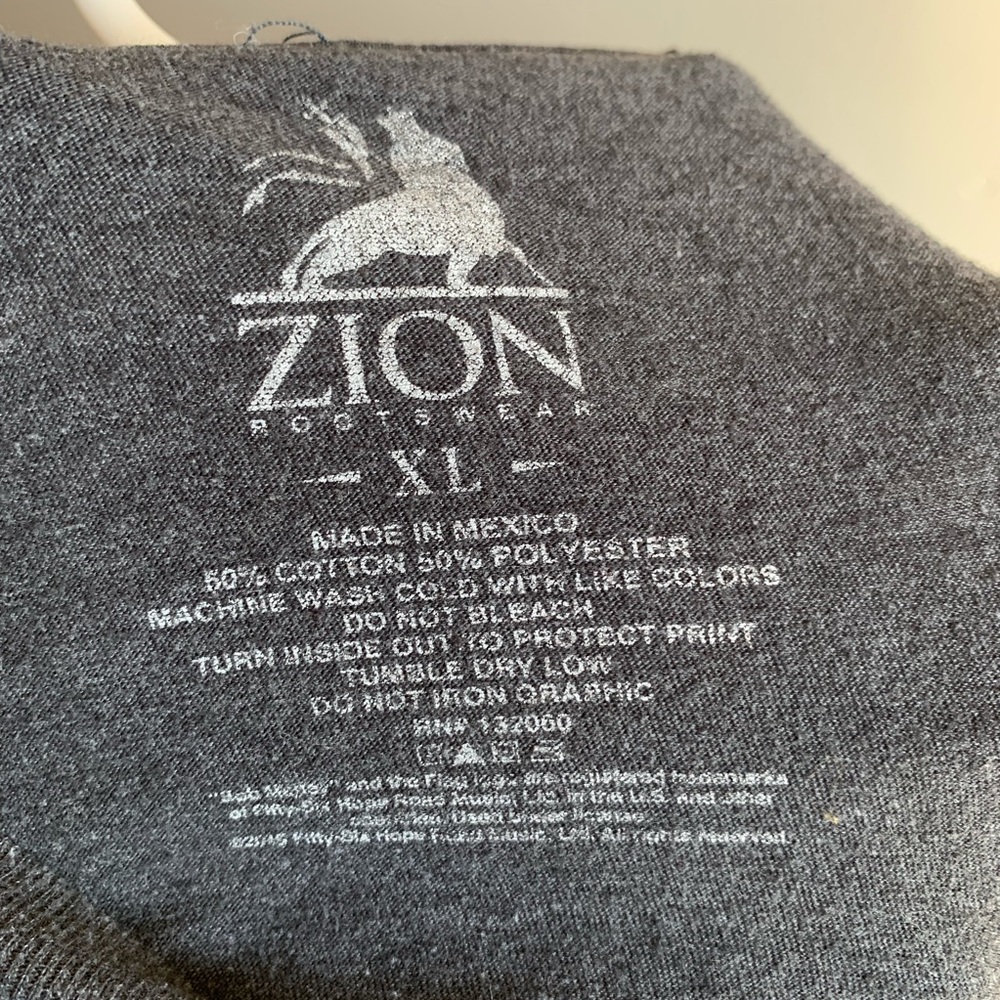 Zion Rootswear Bob Marley Stand Up For Your Rights - Picture 3 of 3